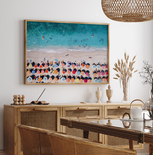 Aerial Beach Framed Prints: Bringing the Ocean's Beauty into Your Home Decor