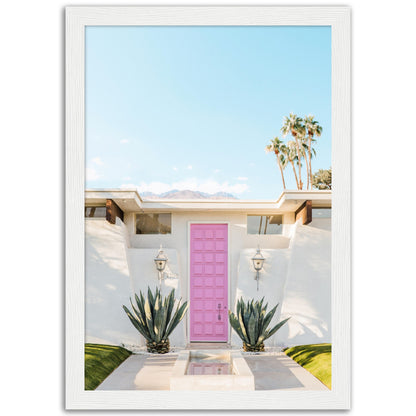 Pink Door Palm Springs Poster