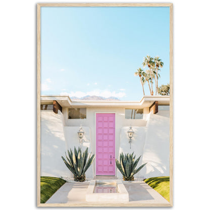 Pink Door Palm Springs Poster