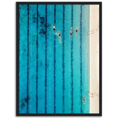 Aerial Pool Poster