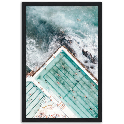 Aerial Bondi Beach Poster