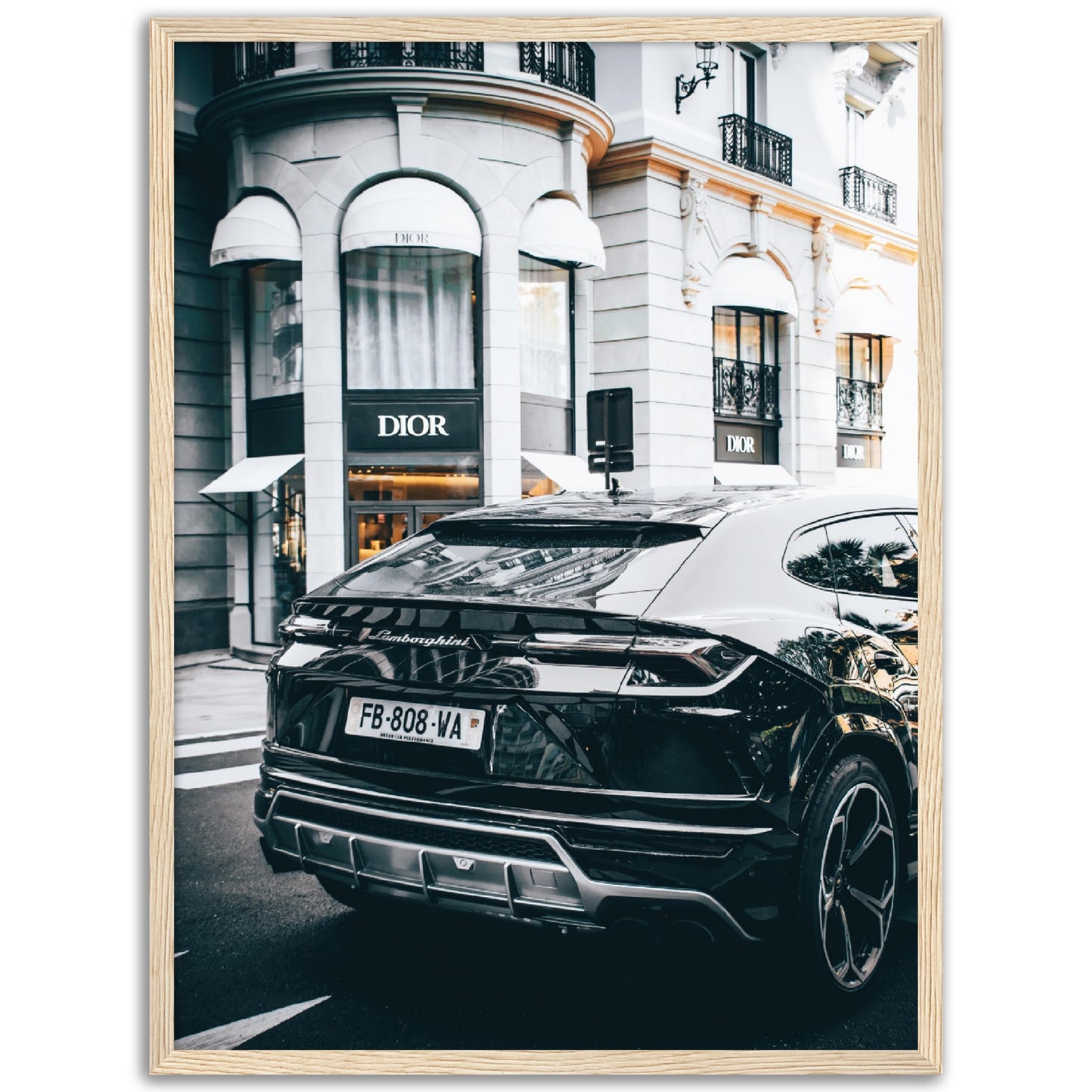 Black Lamborghini Urus Poster