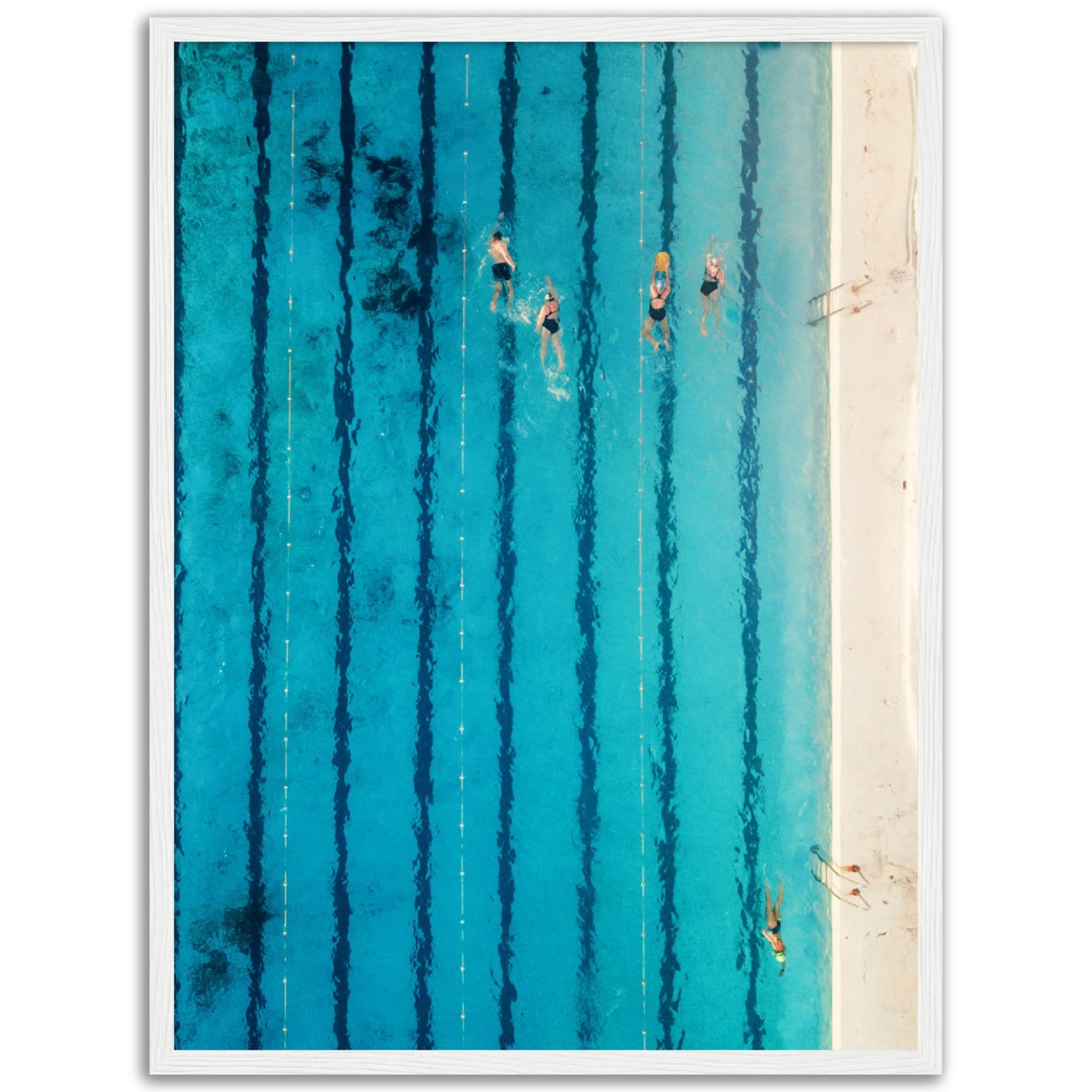 Aerial Pool Poster