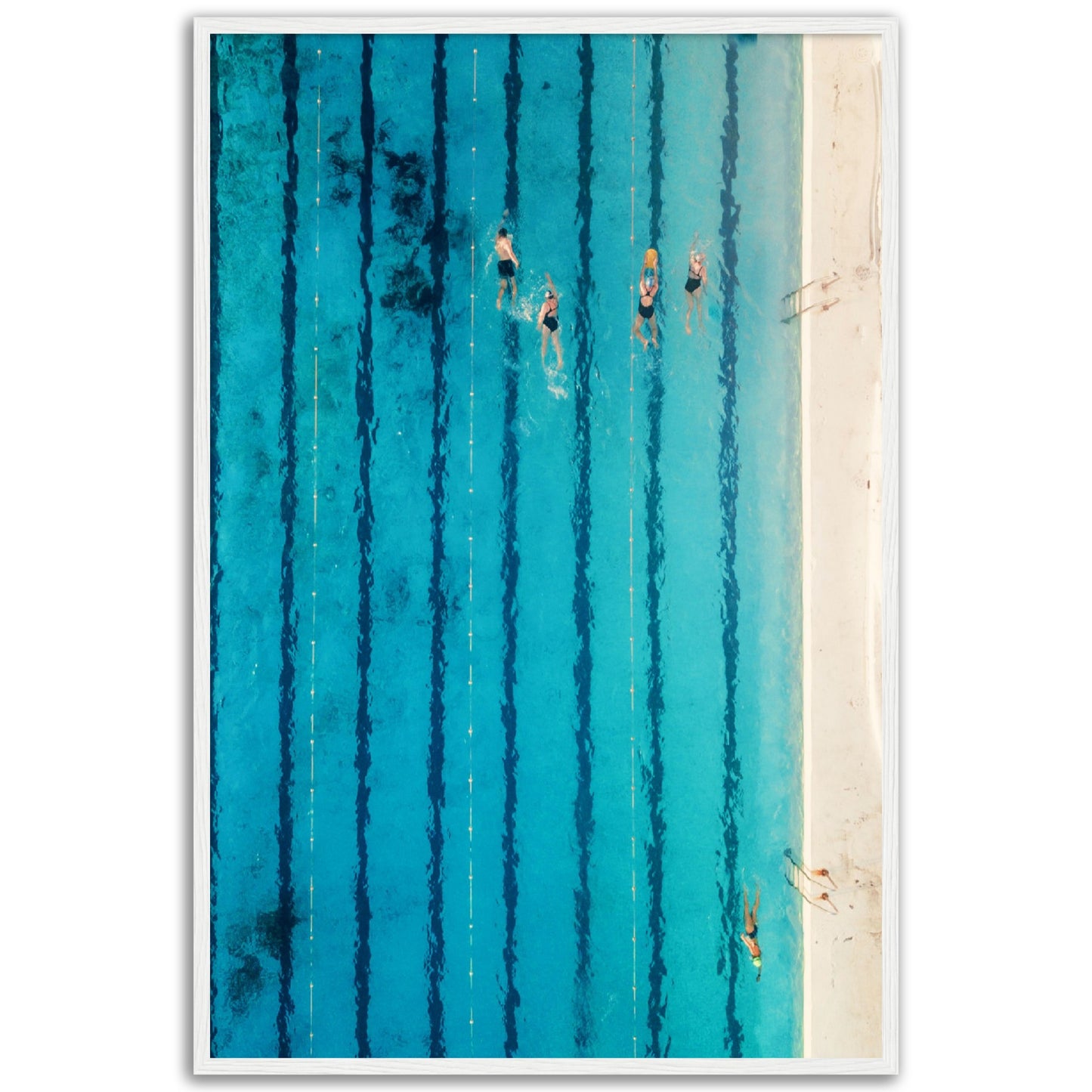 Aerial Pool Poster