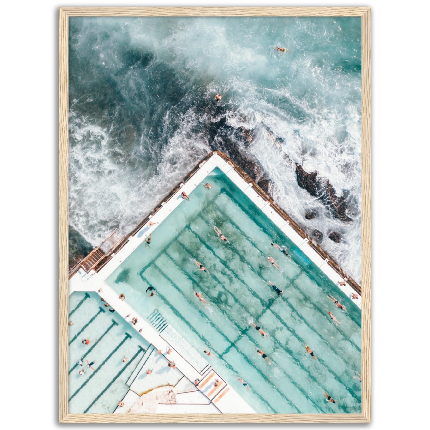 Aerial Bondi Beach Poster