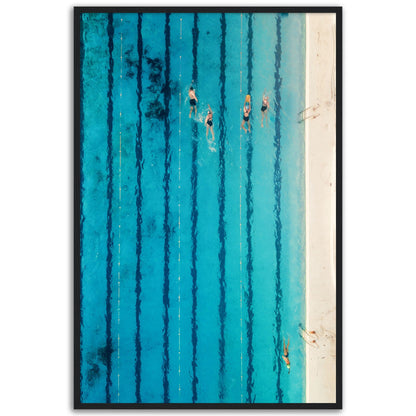 Aerial Pool Poster