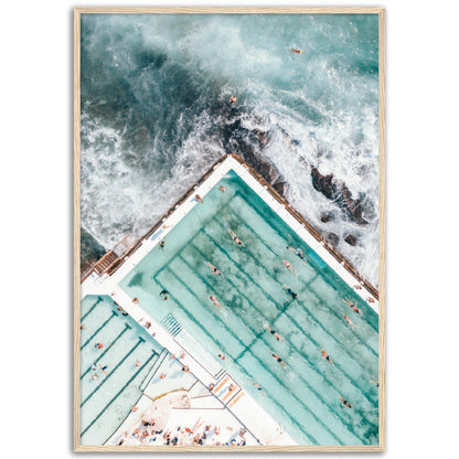 Aerial Bondi Beach Poster