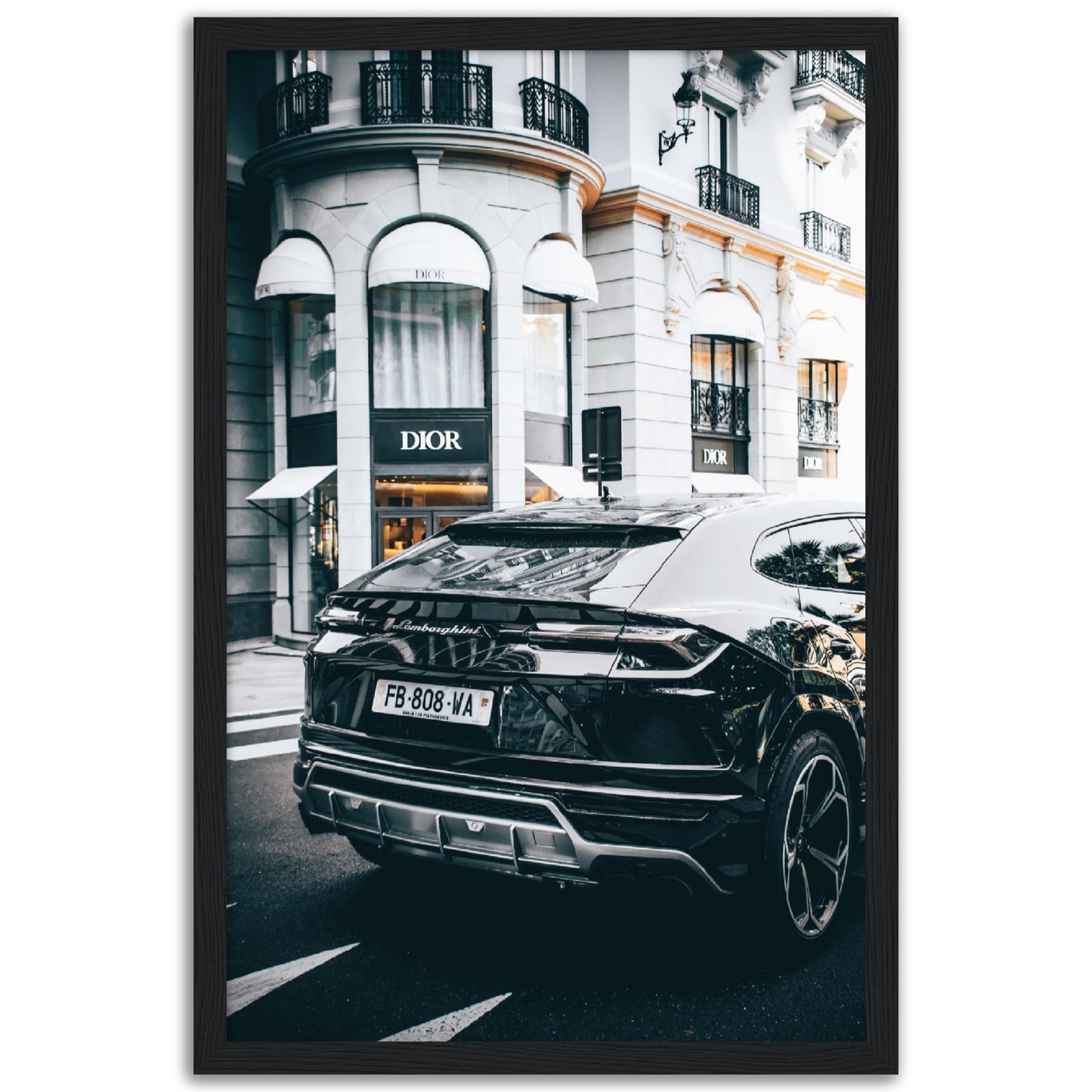 Black Lamborghini Urus Poster