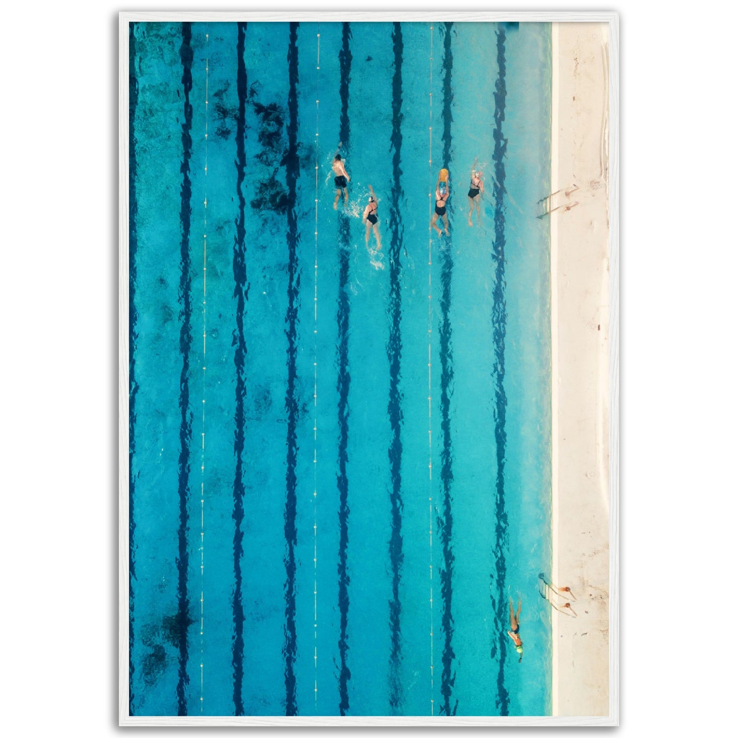 Aerial Pool Poster