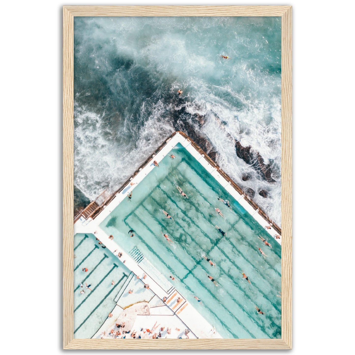 Aerial Bondi Beach Poster