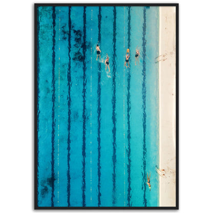 Aerial Pool Poster