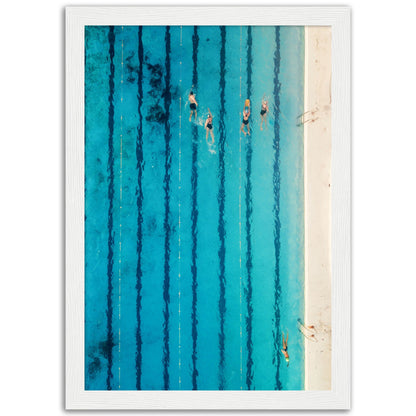 Aerial Pool Poster