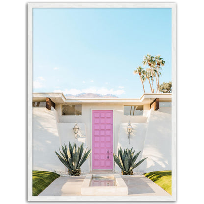 Pink Door Palm Springs Poster