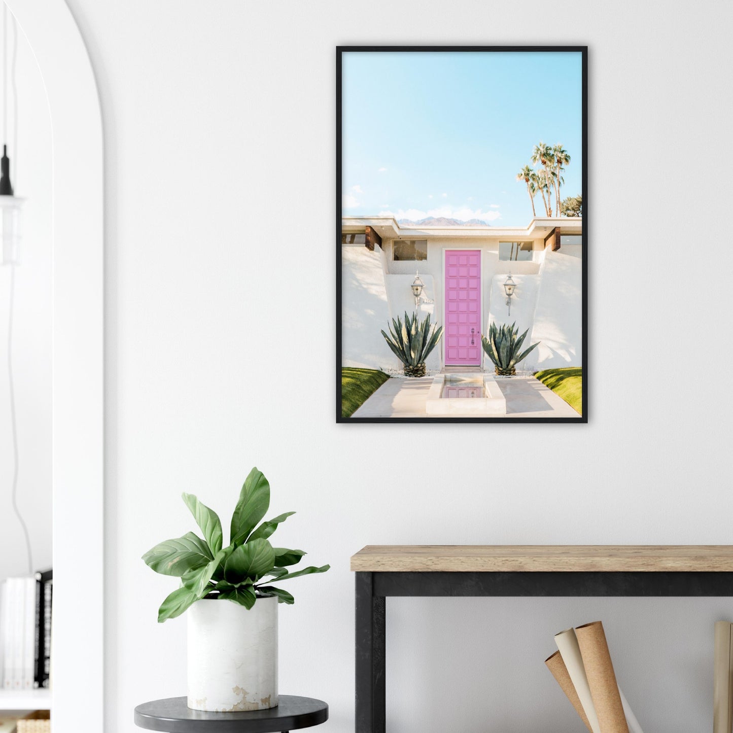 Pink Door Palm Springs Poster