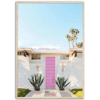 Pink Door Palm Springs Poster