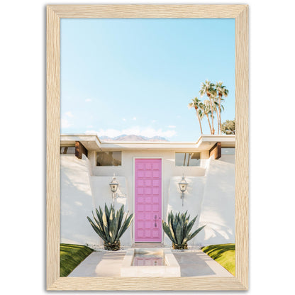 Pink Door Palm Springs Poster