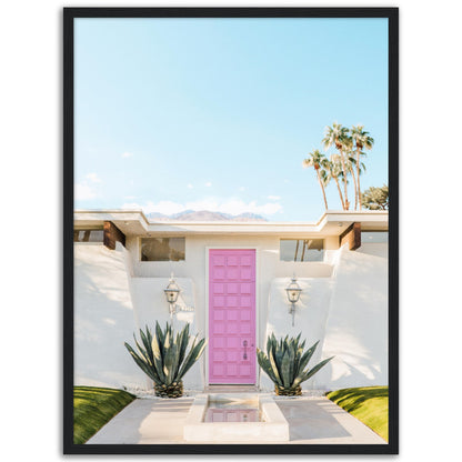 Pink Door Palm Springs Poster