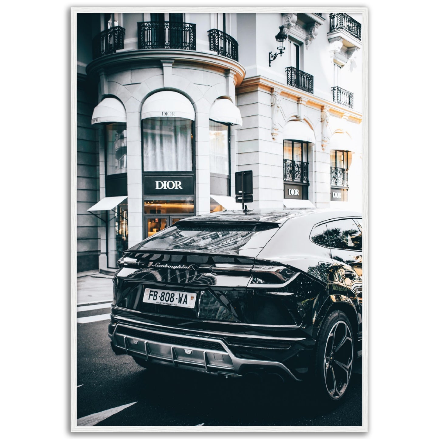 Black Lamborghini Urus Poster