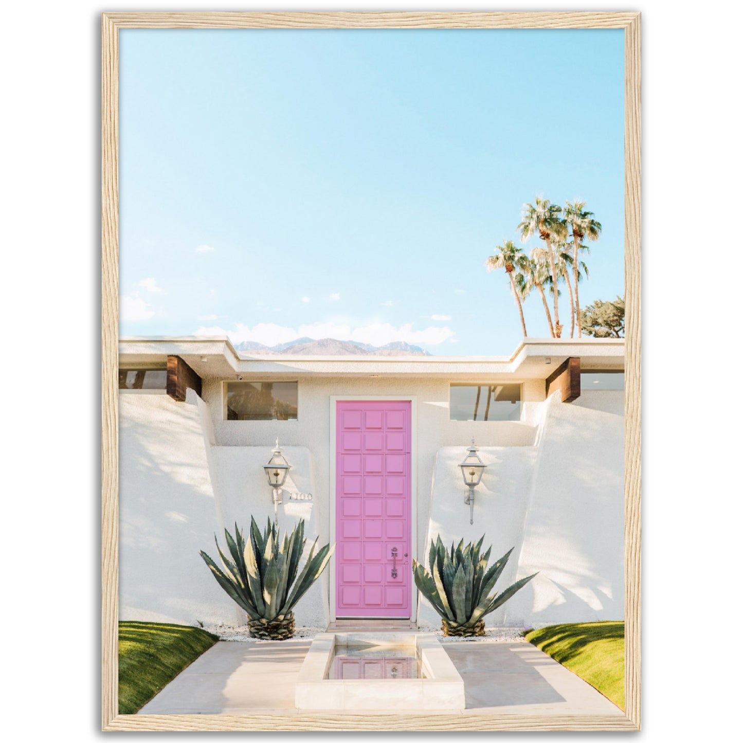 Pink Door Palm Springs Poster