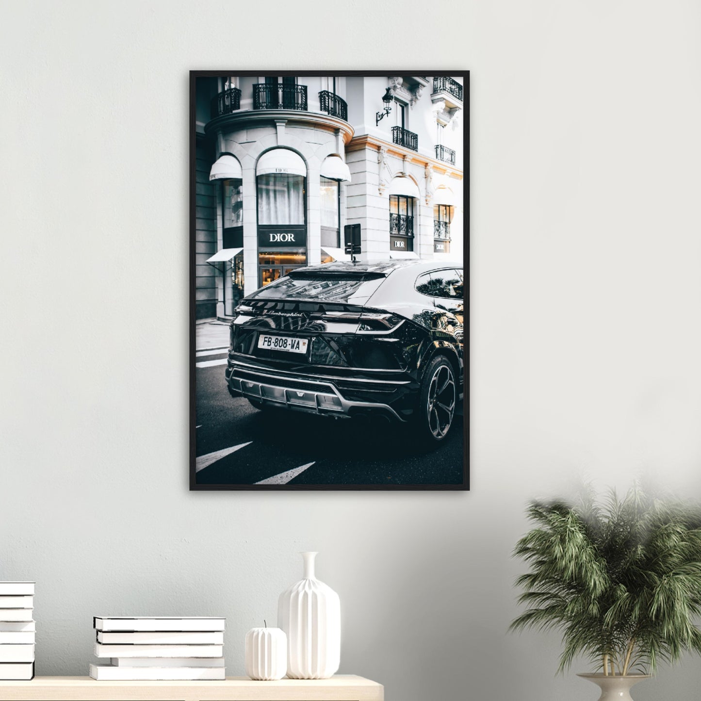 Black Lamborghini Urus Poster