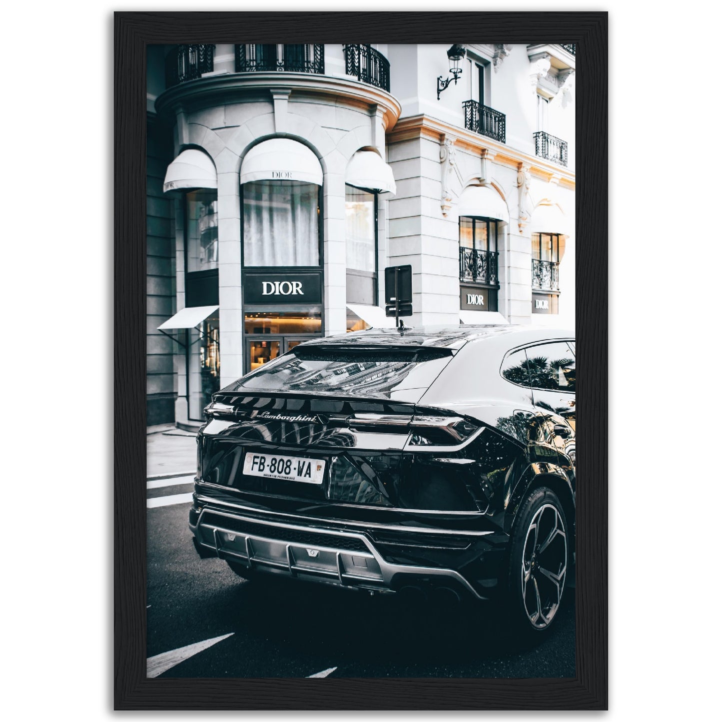 Black Lamborghini Urus Poster