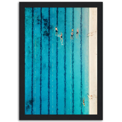 Aerial Pool Poster