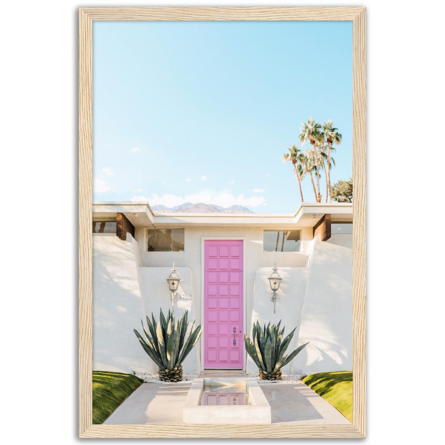 Pink Door Palm Springs Poster