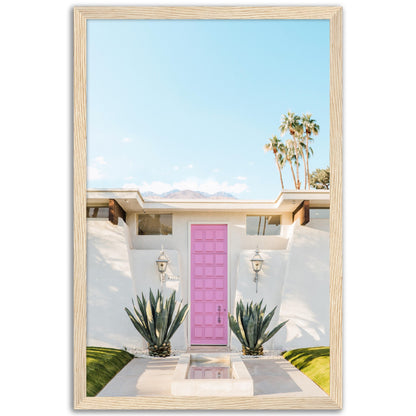 Pink Door Palm Springs Poster