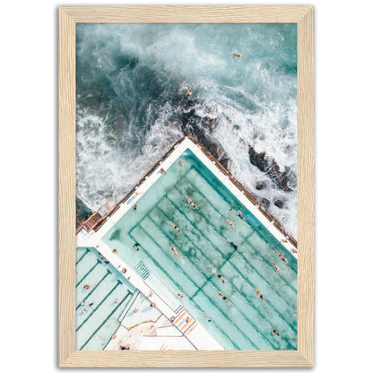 Aerial Bondi Beach Poster