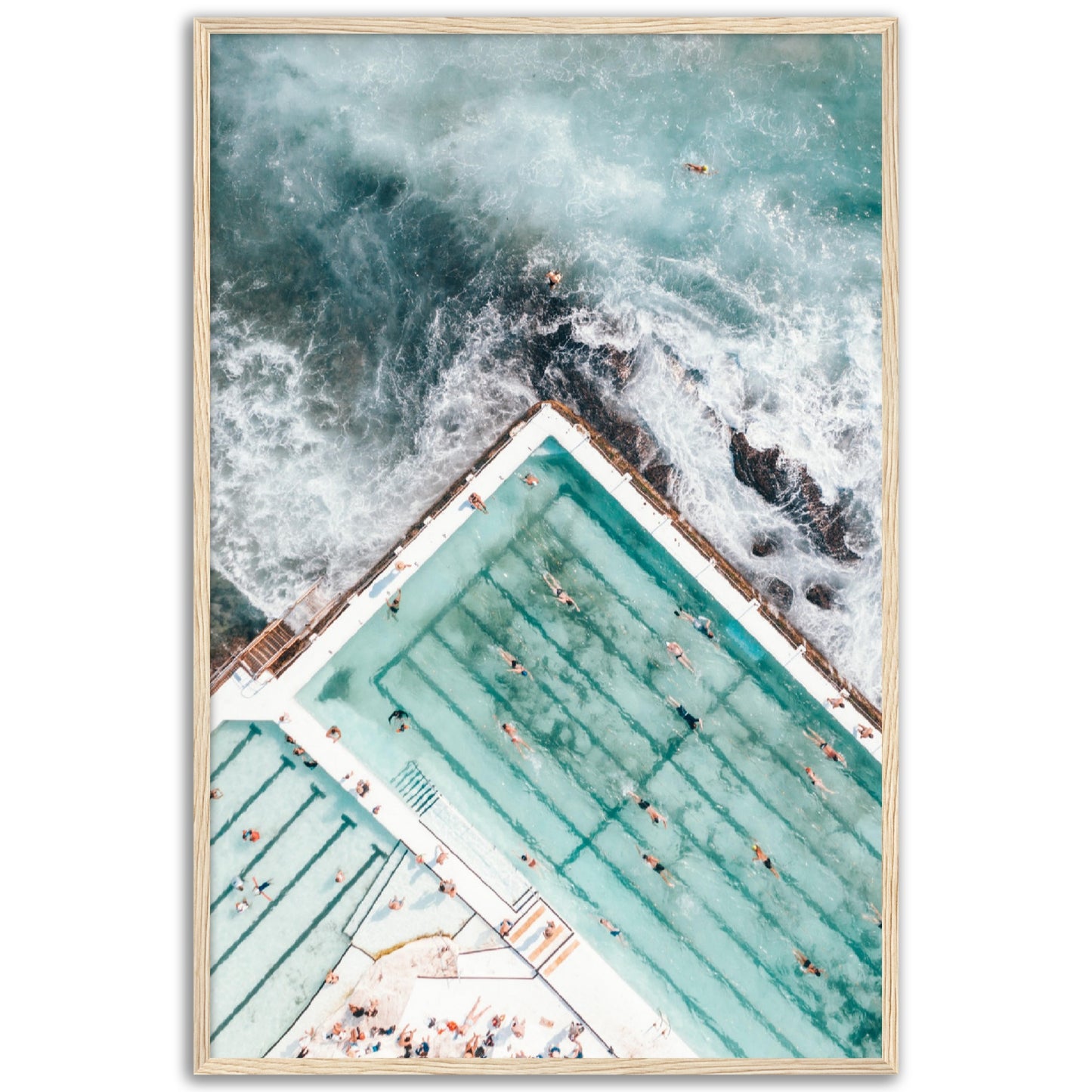 Aerial Bondi Beach Poster