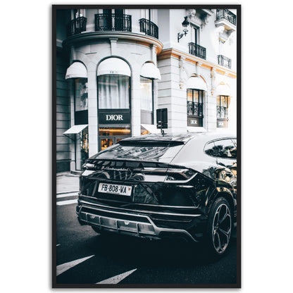 Black Lamborghini Urus Poster