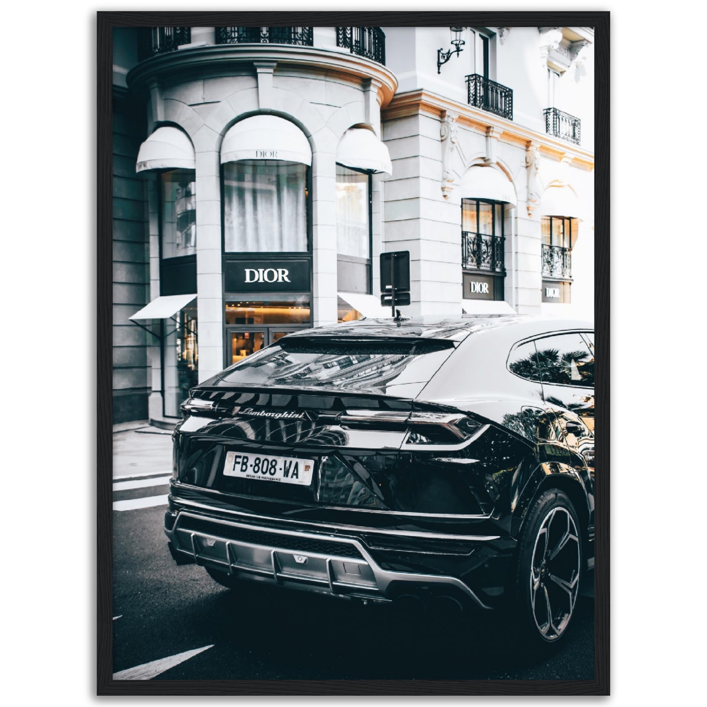 Black Lamborghini Urus Poster