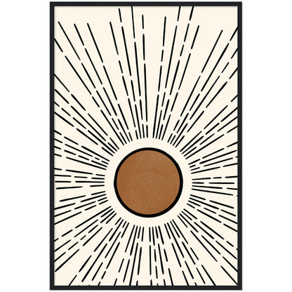 Boho Sun Art Print