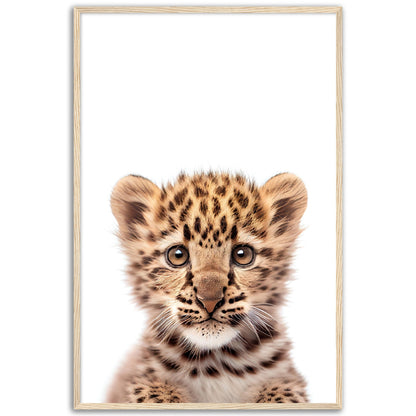 Baby Leopard Poster