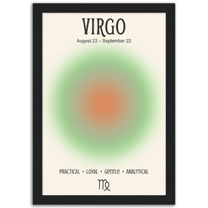 Virgo Positive Aura Zodiac Print