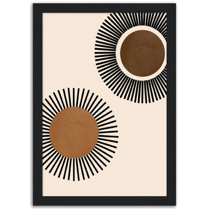 Boho Suns Art Print