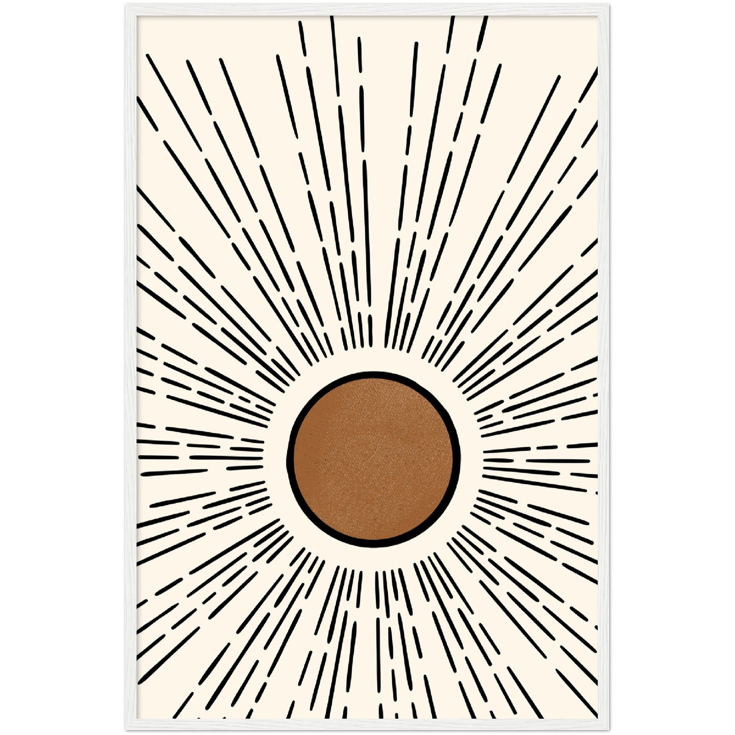 Boho Sun Art Print