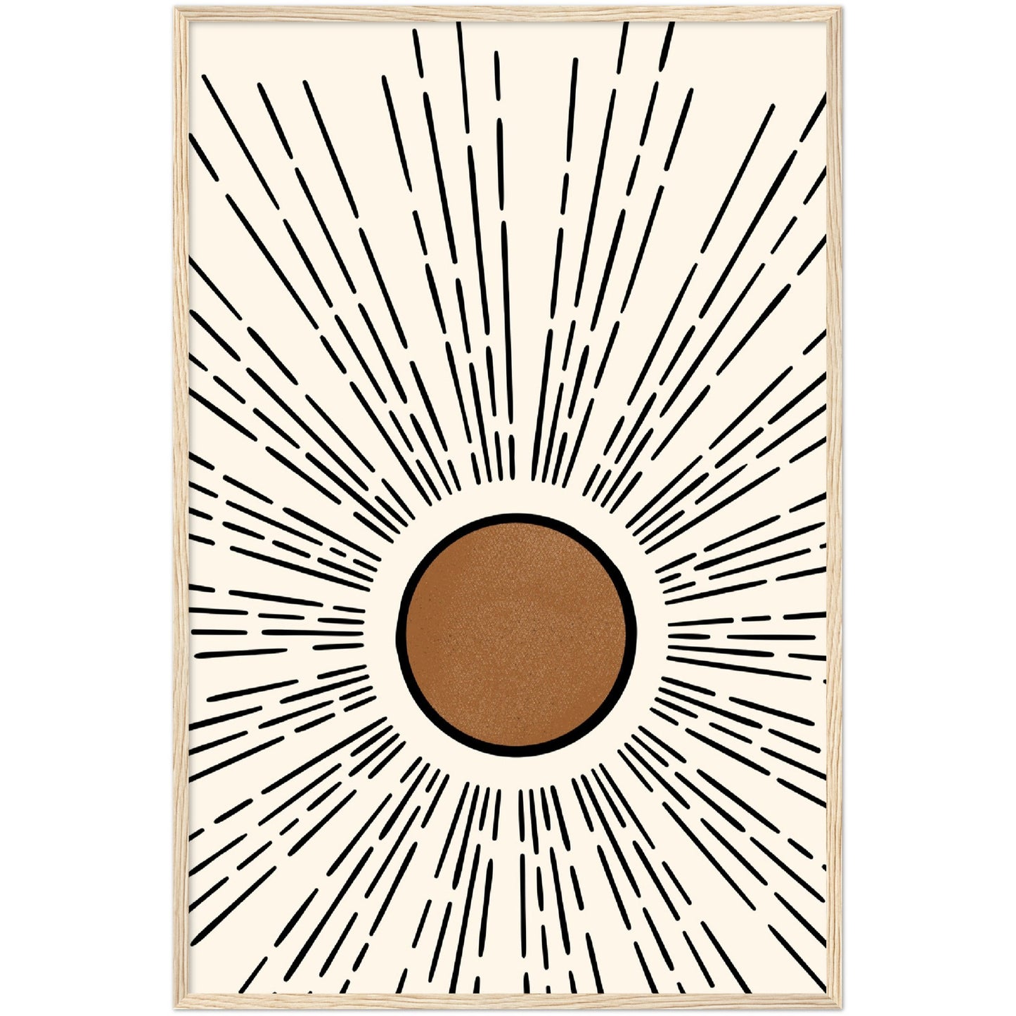 Boho Sun Art Print