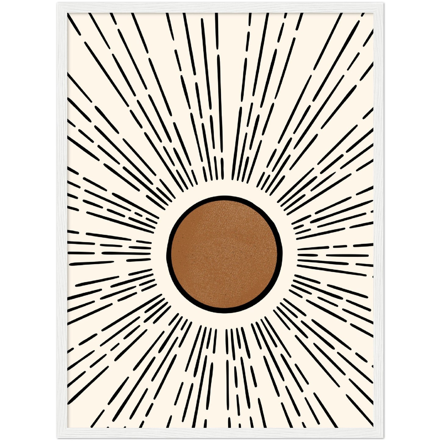 Boho Sun Art Print