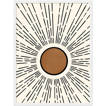 Boho Sun Art Print