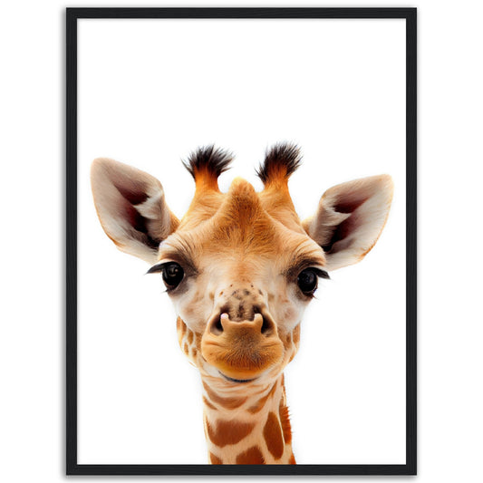 Giraffe Baby Animal Poster